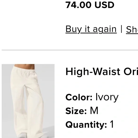 ALO Corset and Ivory High-Waist Pants NEW - Picture 2 of 3